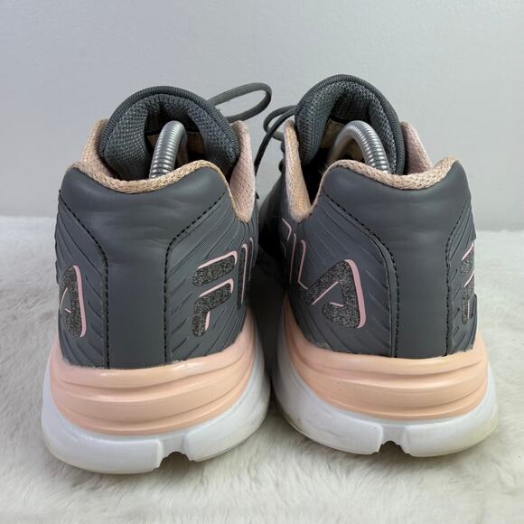 FILA Memory Primeforcer Gray/Pink Sneakers Women’s Size 11 - Picture 4 of 10